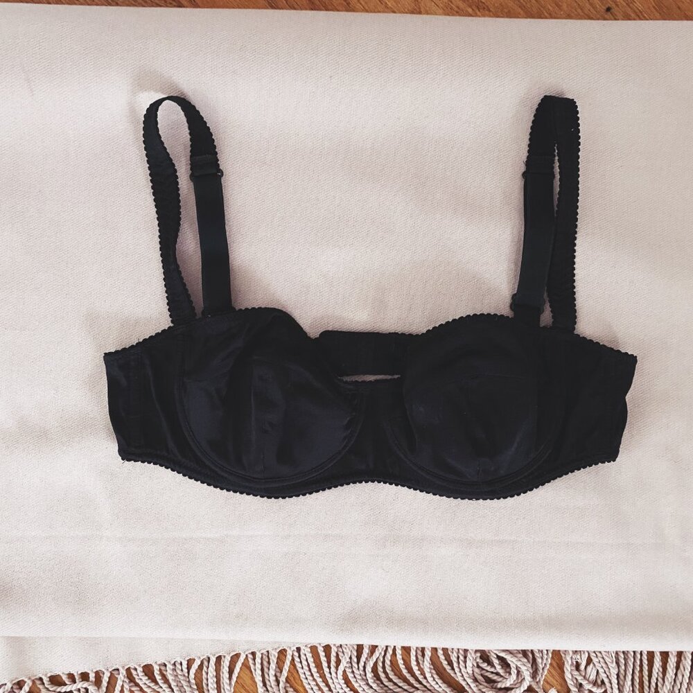 Dolce & Gabbana Satin Balconette Bra
